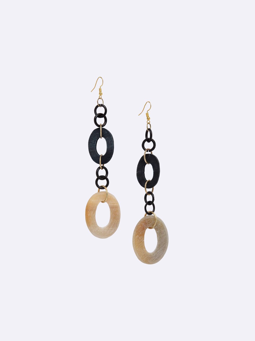 DressBerry Gold-Plated Contemporary Drop Earrings