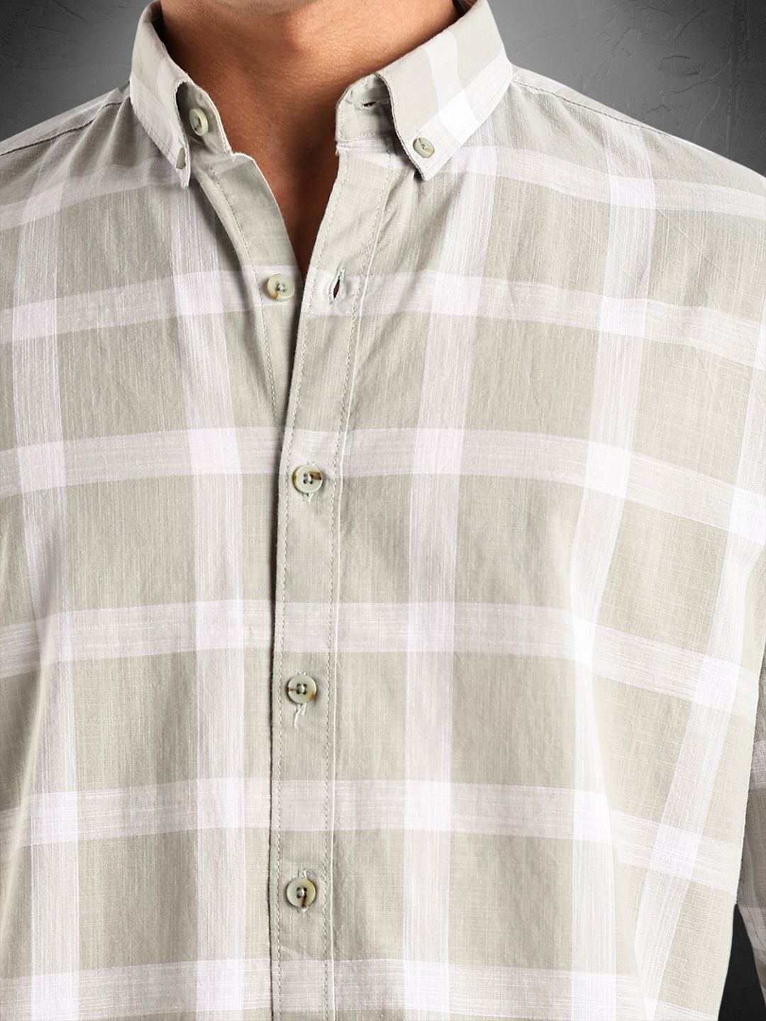 ADRO Standard Tartan Checks Baju Kasual Berpetak
