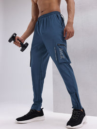HRX by Hrithik Roshan Men Brand Logo Printed Rapid-Dry Training Track Pants