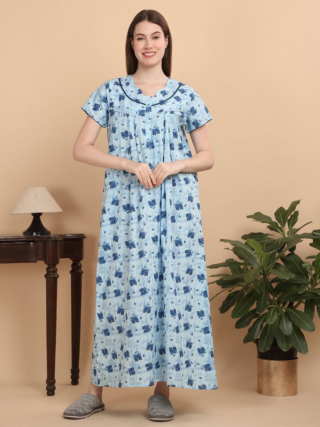 Sweet Dreams Women Everyday Pure Cotton Nightdress