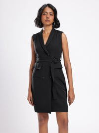 DressBerry A-Line Dress with Belt