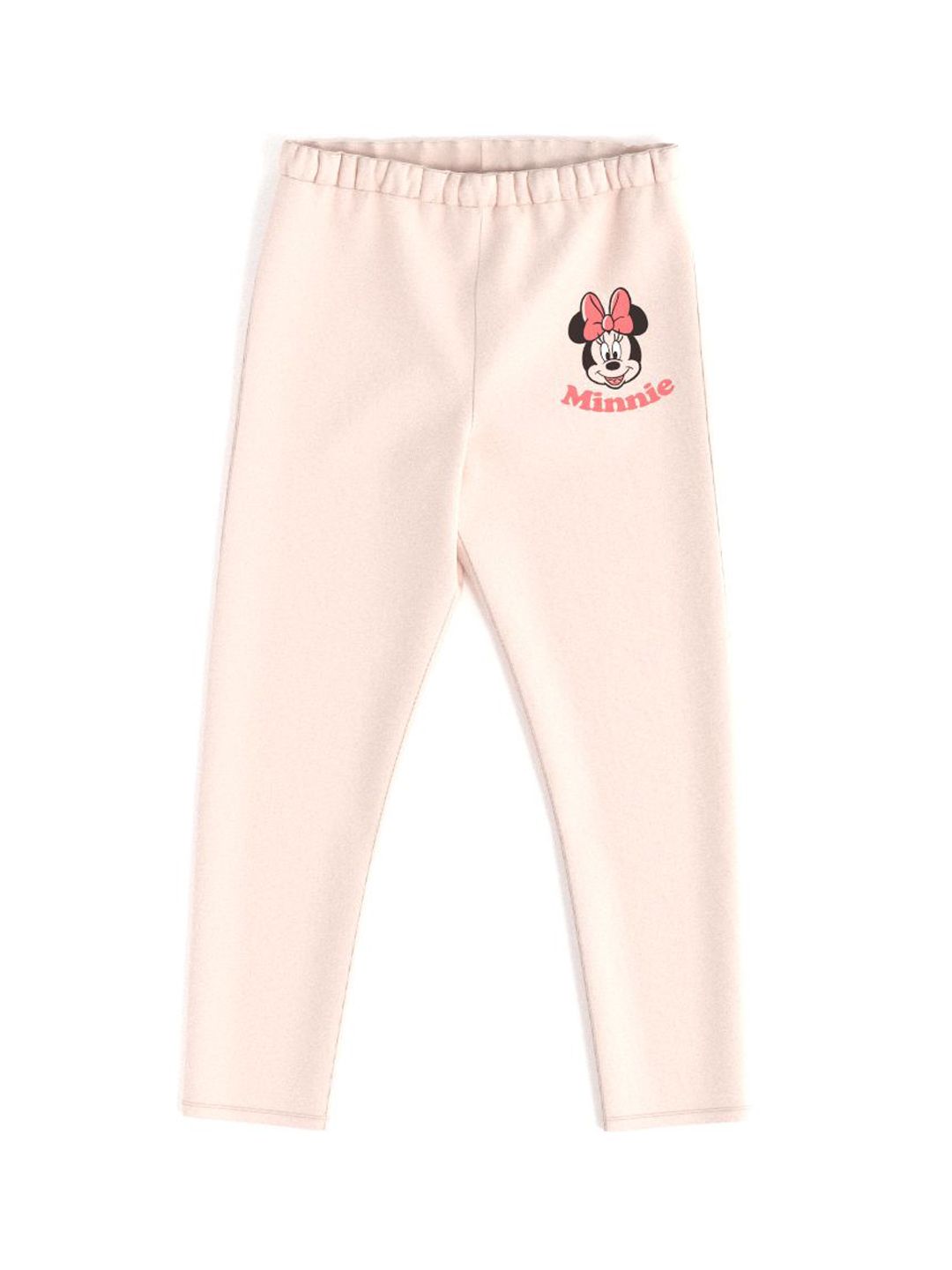 Nauti Nati Girls Pack of 2 Cotton Minnie Mouse Print Leggings