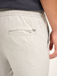 THE BEAR HOUSE Men Solid 4 Way Stretch Slim Fit Trousers