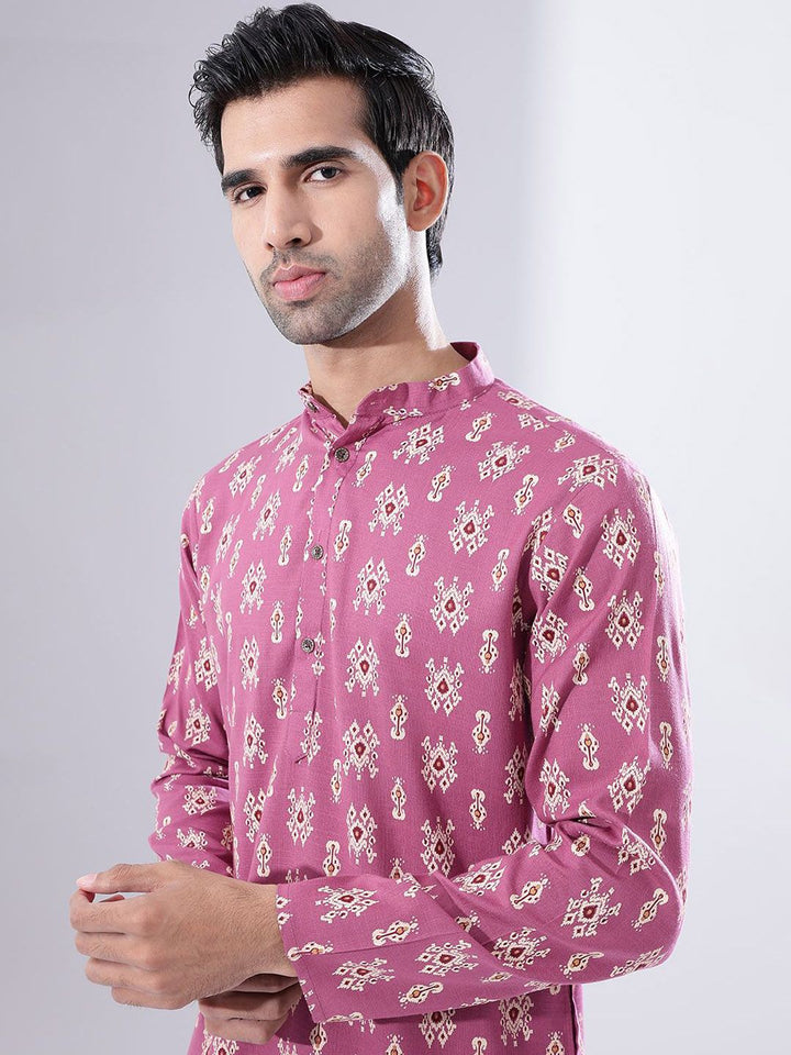 Anouk Men Ethnic Motifs Printed Regular Kurta with Pyjamas