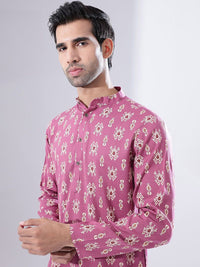 Anouk Men Ethnic Motifs Printed Regular Kurta with Pyjamas