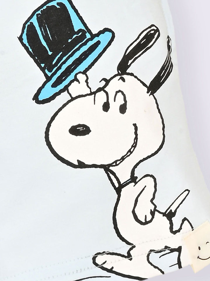 Happy Faces Boys Peanuts Printed Cotton Shorts