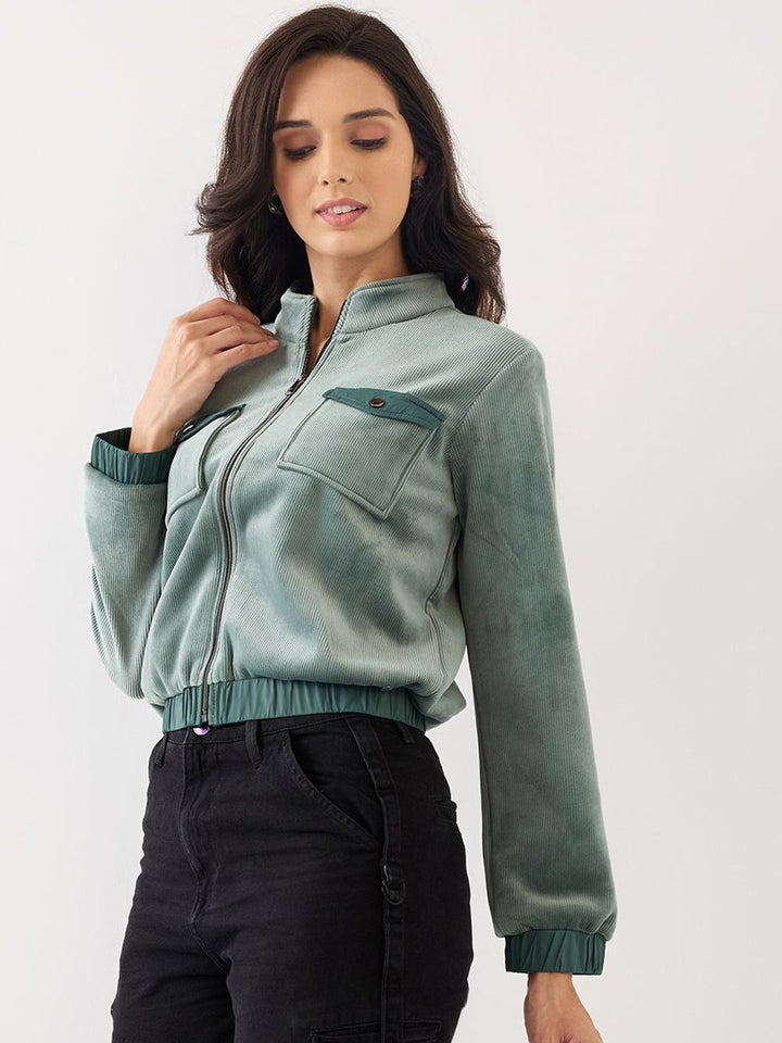 Jaket Pengebom Tanaman Wanita Spykar