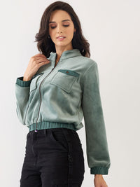 Jaket Pengebom Tanaman Wanita Spykar