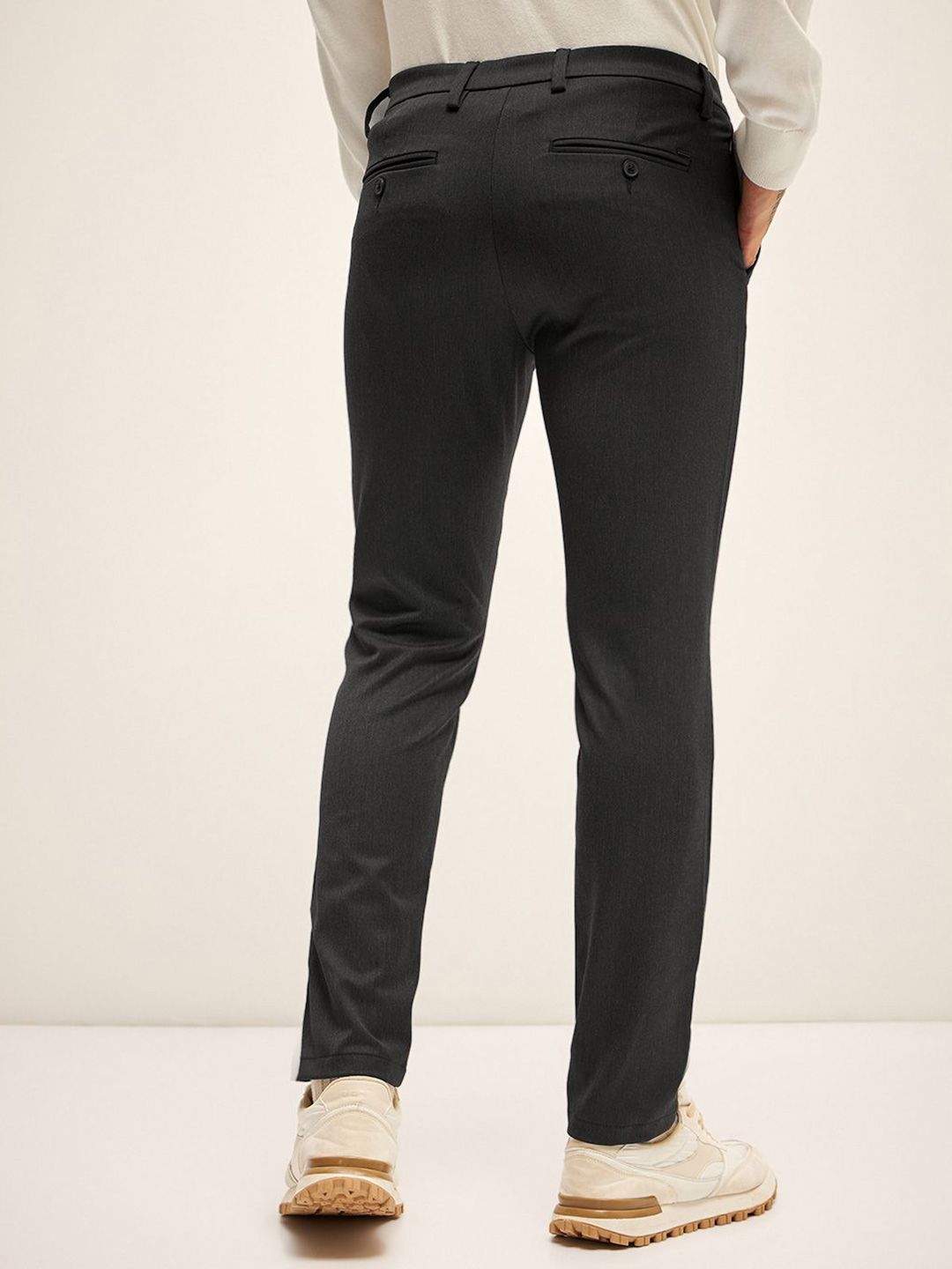 THE BEAR HOUSE Men Slim Fit Trousers