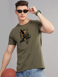 ADRO Men Typography Printed T-shirt