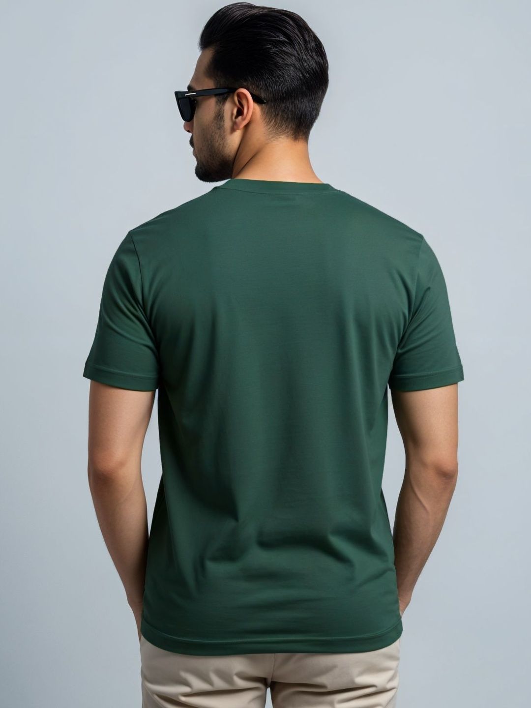 ADRO Typography Printed Short Sleeves Cotton Regular Fit T-shirt