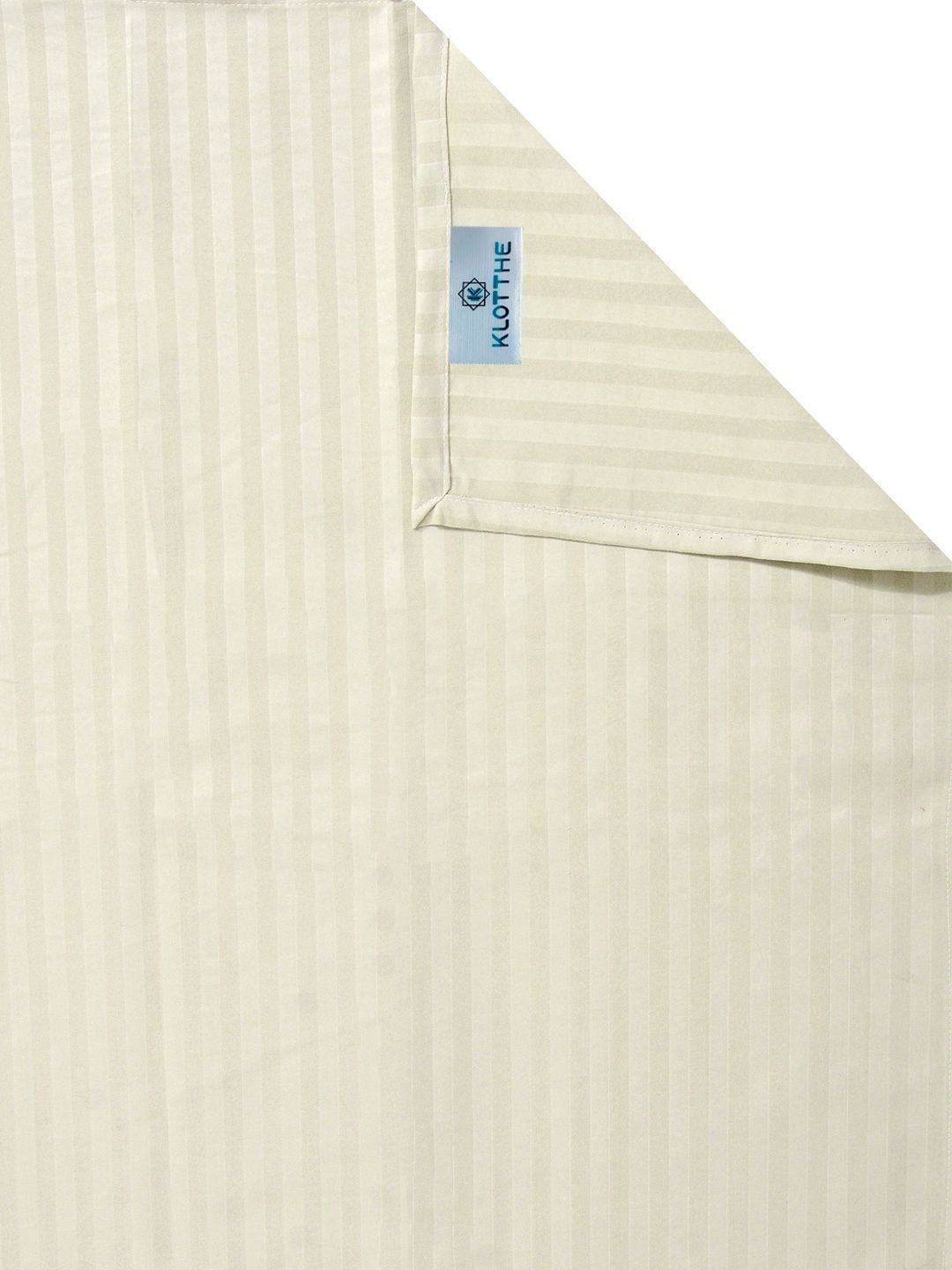 KLOTTHE Warna Krim Belang 300TC Double King Halus Cadar Dengan 2 Sarung Bantal