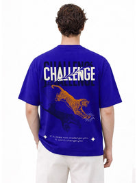ADRO Men Printed Drop-Shoulder Sleeves T-shirt