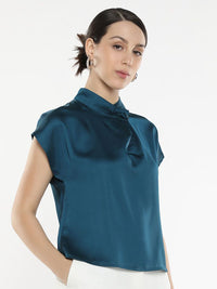 RAREISM Extended Sleeves Styled Back Top