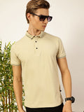 Thomas Scott Men Solid Polo Collar T-shirt