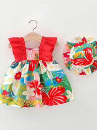 YK Print Sheath Dress