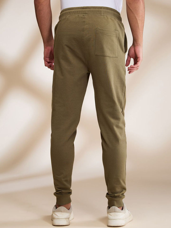 Being Human Solid Men Mid-Rise Joggers