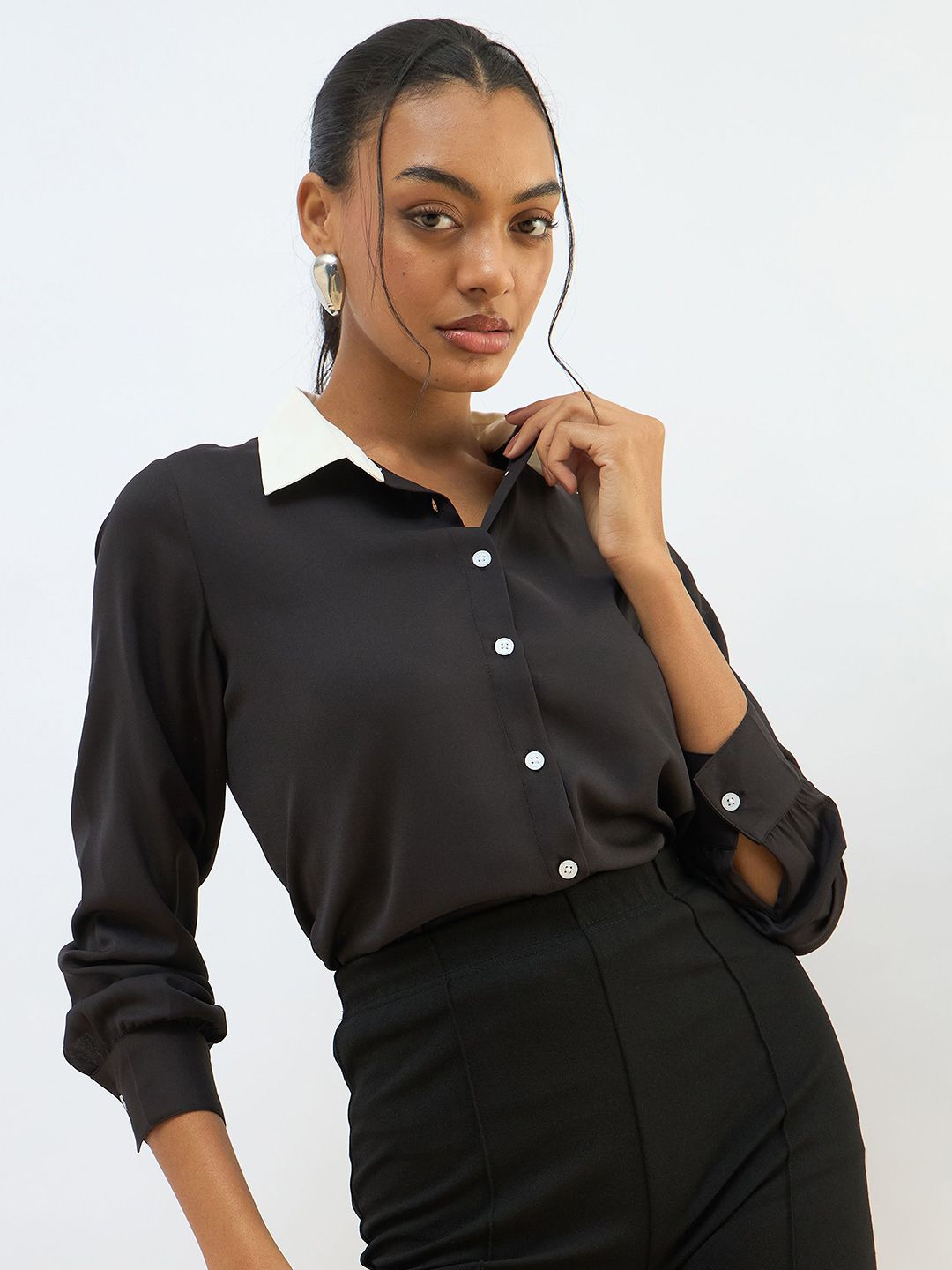SASSAFRAS BASICS Women Opaque Casual Shirt