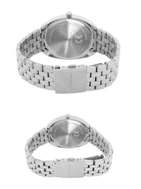 French Connection Analogue Multi Function Couple Watches FCN0113SM