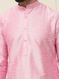SOJANYA Straight Dupion Silk Kurta with Churidar