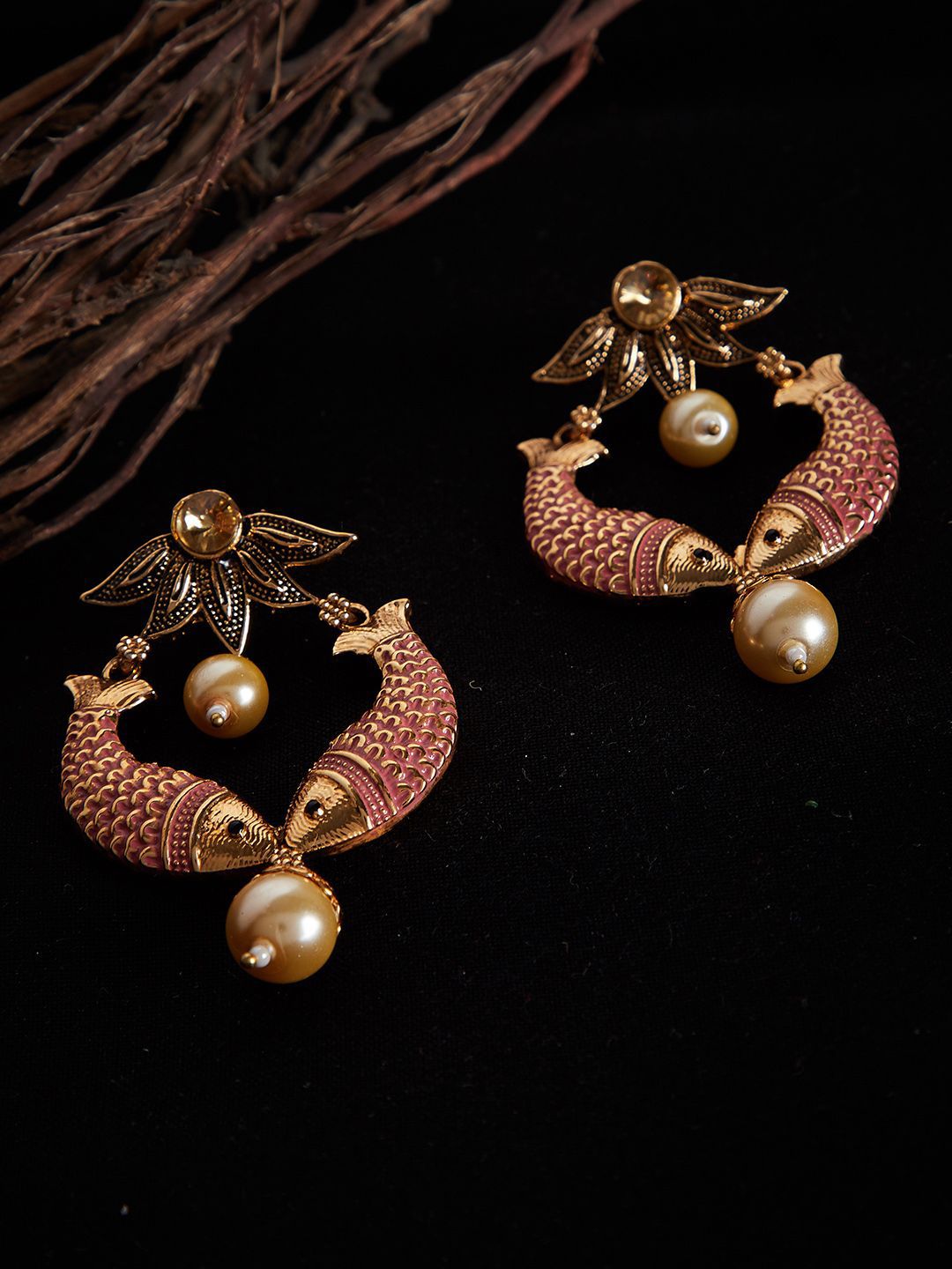 Anouk Contemporary Drop Earrings