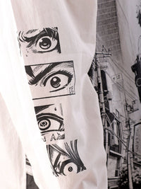The Indian Garage Co Men Spread Collar Graphic Printed Cotton Oversized Casual Shirt