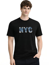 ADRO Men Typography Printed T-shirt