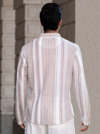Powerlook Men Striped Polo Collar T-shirt