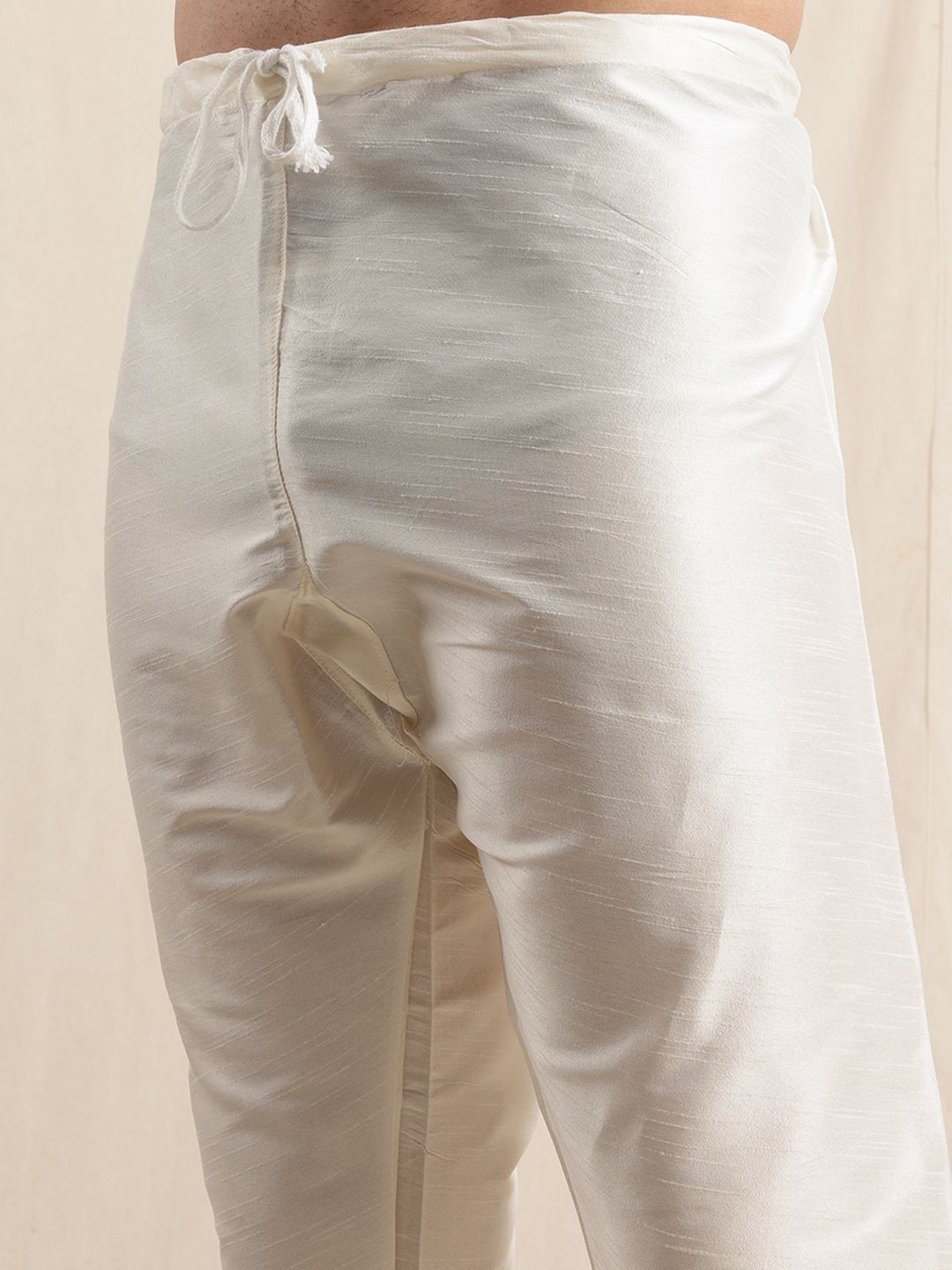 Anouk Men Solid Kurta with Trousers & Nehru Jacket