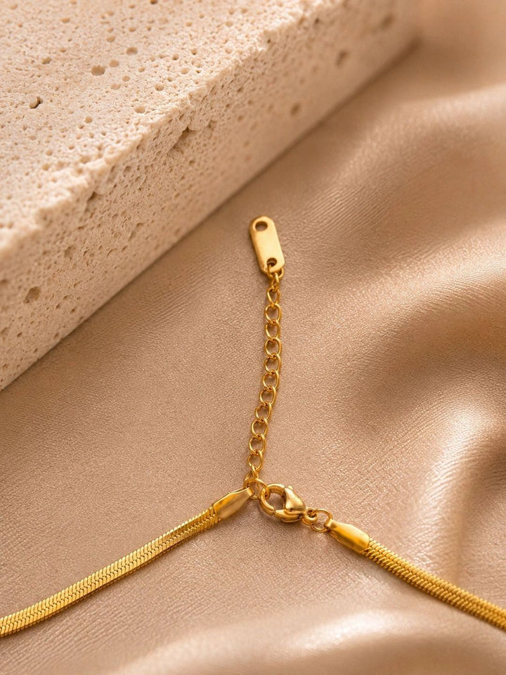 VOGUE PANASH Kalung Bersalut Emas Loyang