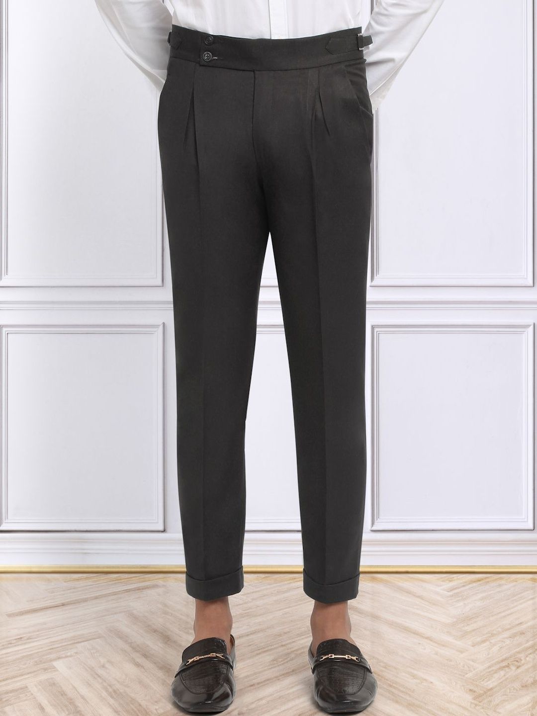 Moda Rapido Men Slim Fit Easy Wash Trousers