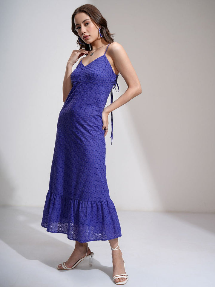 ESPYR By Tokyo Talkies Women Schifli Strappy Holiday Midi Dress