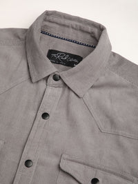 VASTRADO Men Classic Slim Fit Opaque Pure Cotton Casual Shirt