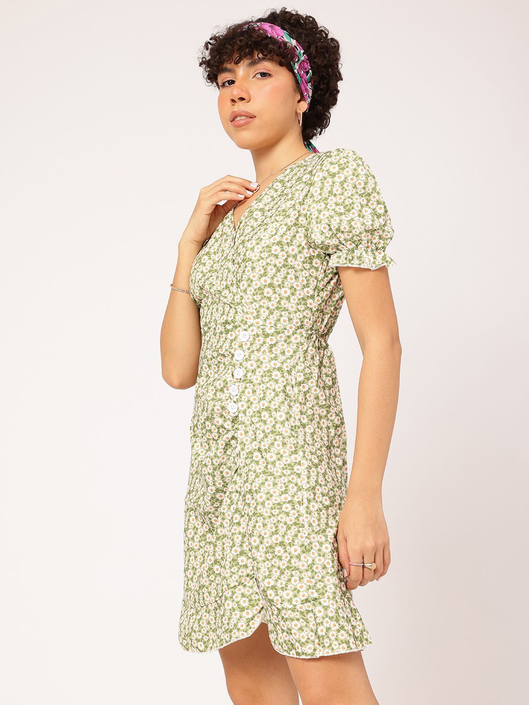 DressBerry Fairycore Finds Floral A-Line Mini Dress