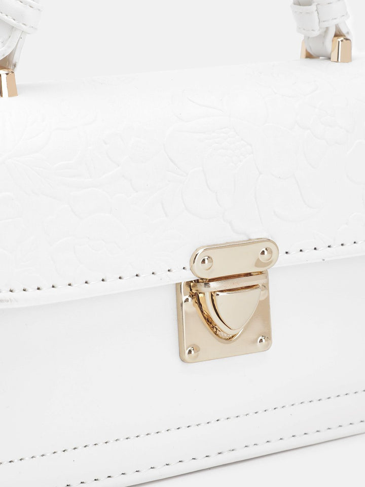 DressBerry Textured Structured Satchel