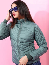 Tokyo Talkies Women Solid Puffer Jacket
