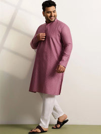 SOJANYA PLUS Men Printed Regular Kurta with Trousers