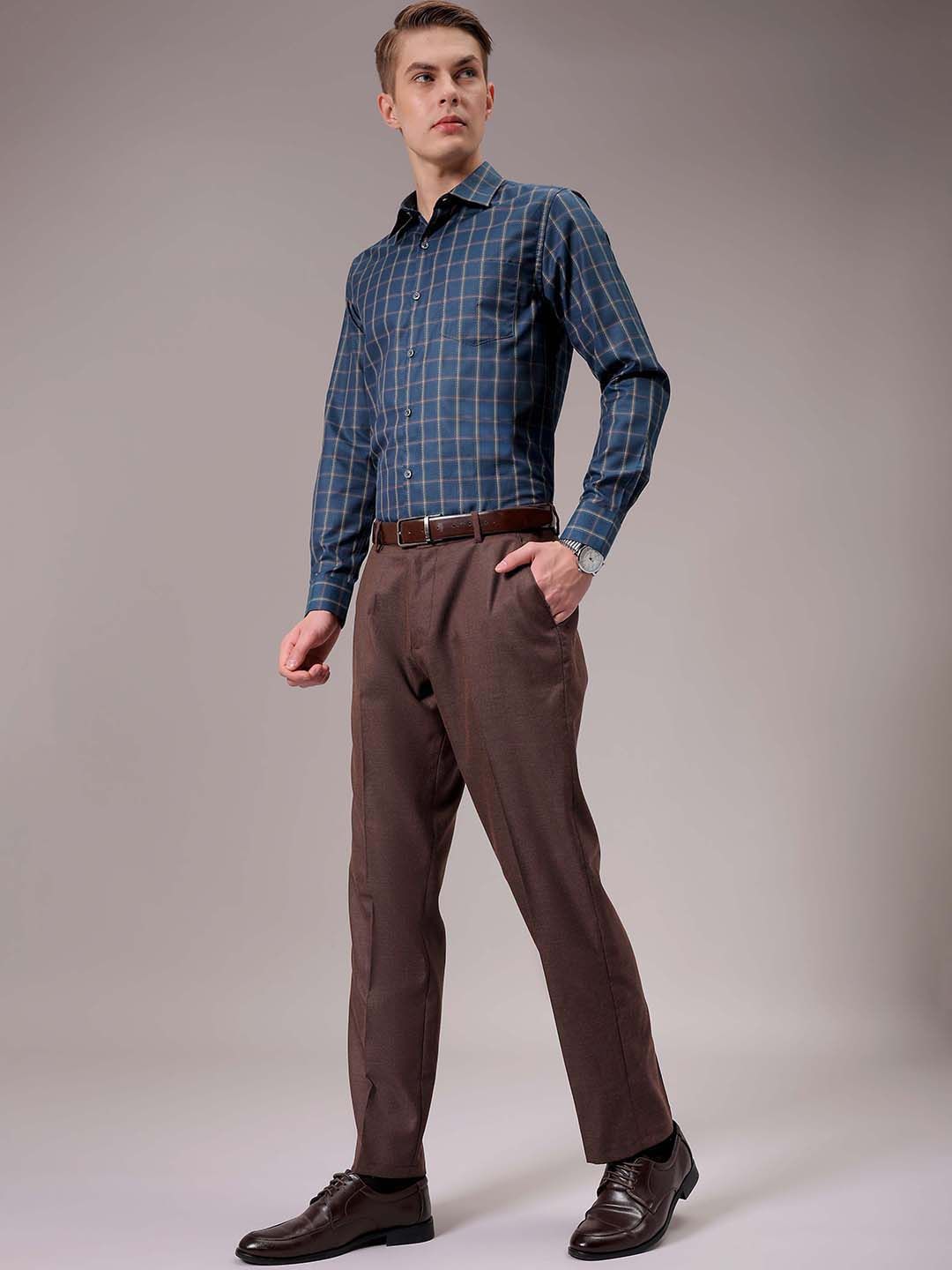 The Indian Garage Co. X Luxe Men Pleated Formal Trousers