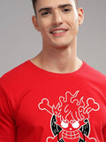ADRO Men Printed Applique T-shirt