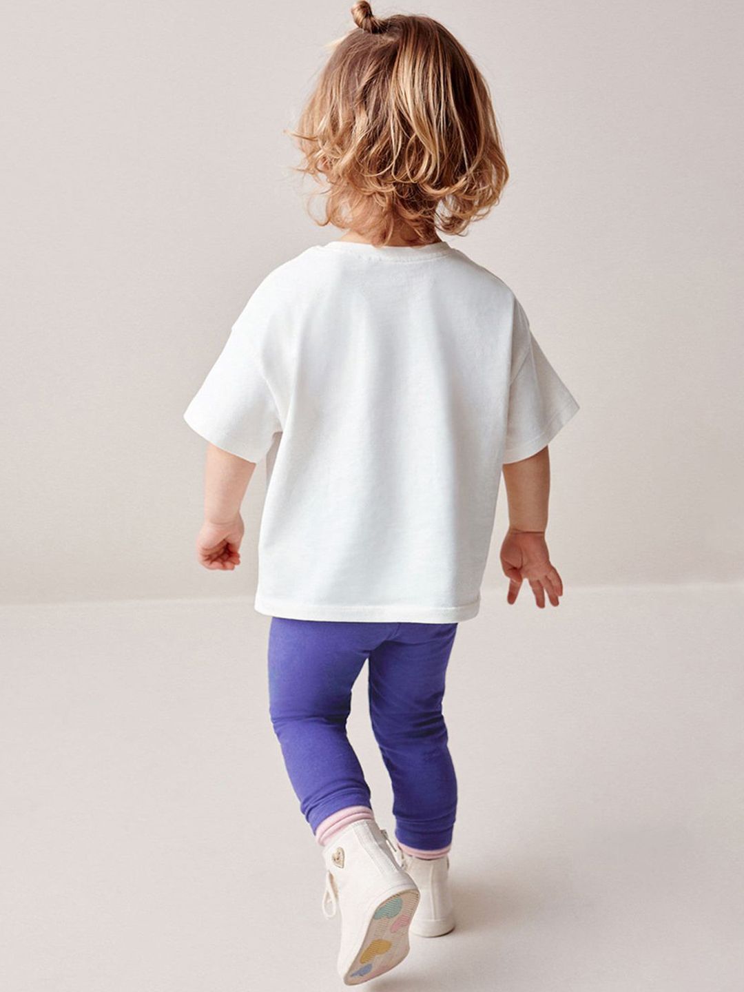 YK Printed T-Shirt & Leggings Clothing Set