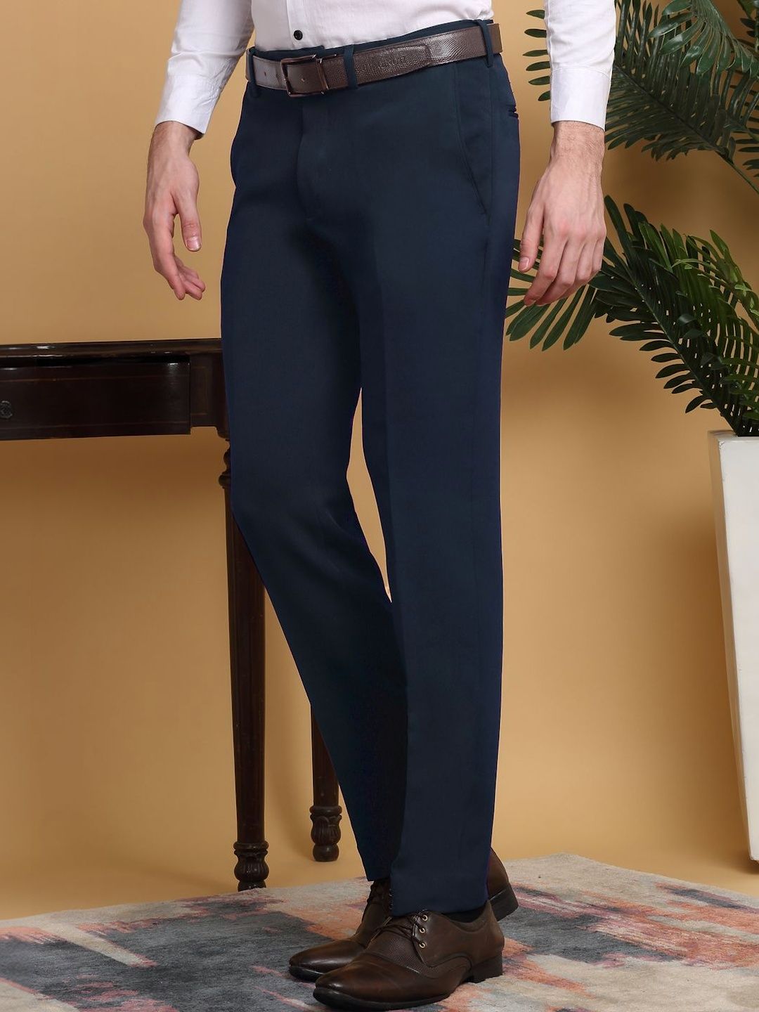 Moda Rapido Men Slim Fit Easy Wash Pleated Seluar