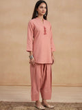 House of Chikankari Women Regular Chikankari Kurta with Trousers