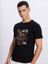 ADRO Men Black Tshirts