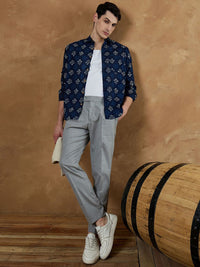 DENNISON Men Smart Tapered Fit Trousers