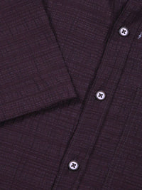 Thomas Scott Men Smart Slim Fit Spread Collar Textured Casual Shirt