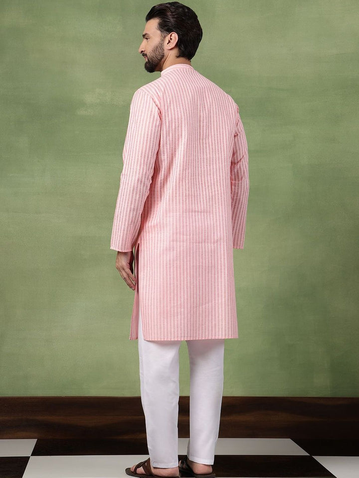 SOJANYA Men Striped Kurta