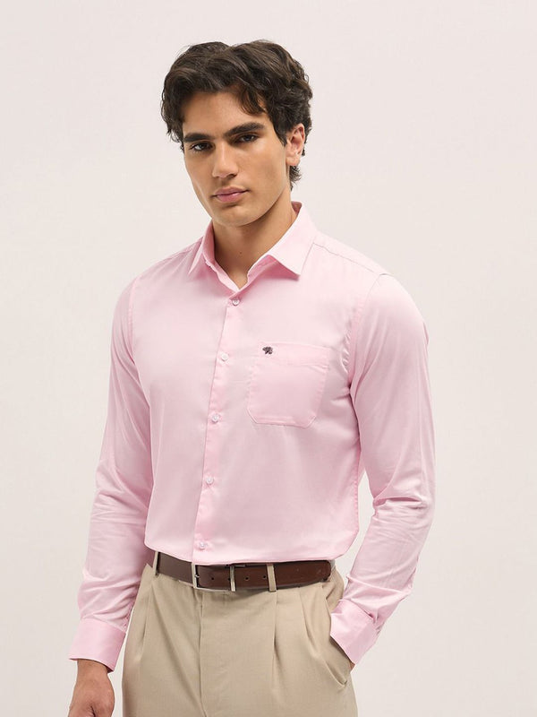 THE BEAR HOUSE Men Tailored Fit Opaque Formal Shirt