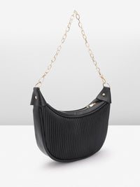 DressBerry Quilted Structured Shoulder Bag