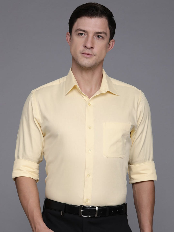 Baju Formal Bertekstur Raymond Pure Cotton Self Design Slim Fit