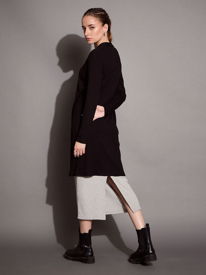 SASSAFRAS BASICS Longline Open Front Shrug